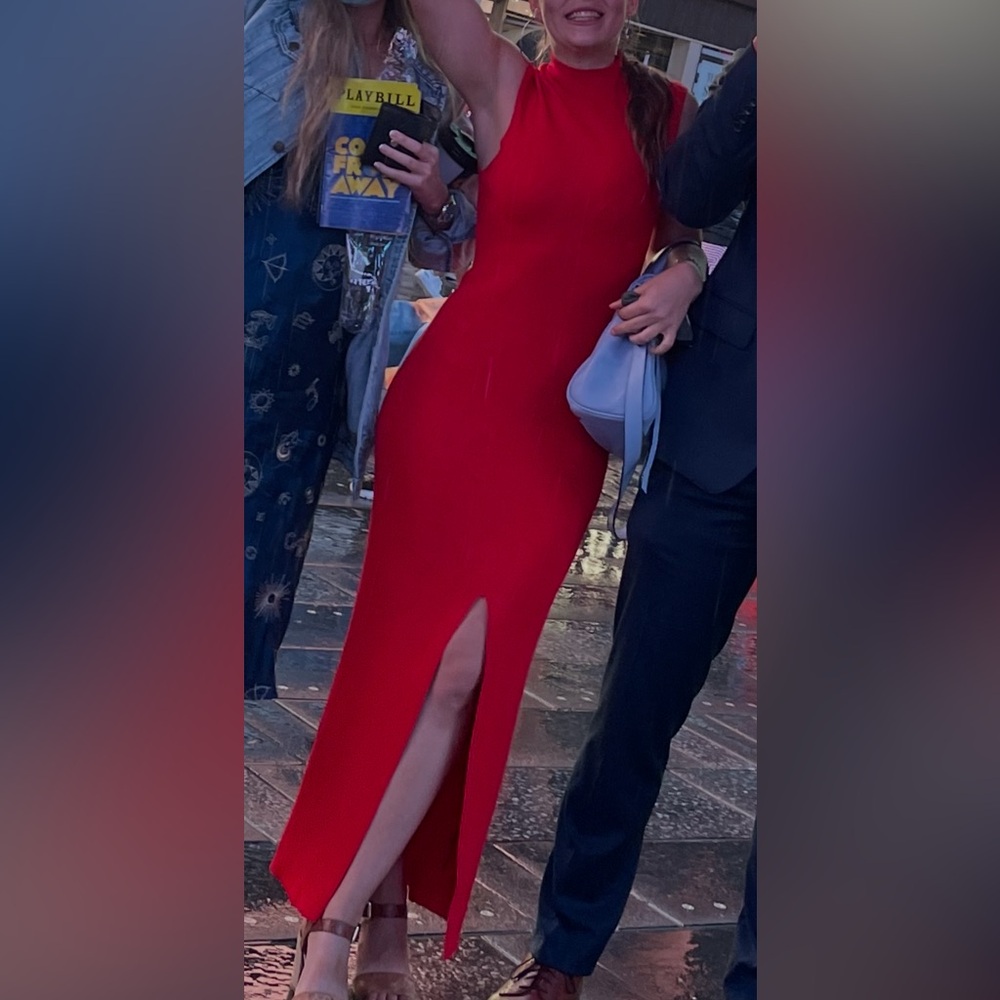 Solace London Red Maxi Dress